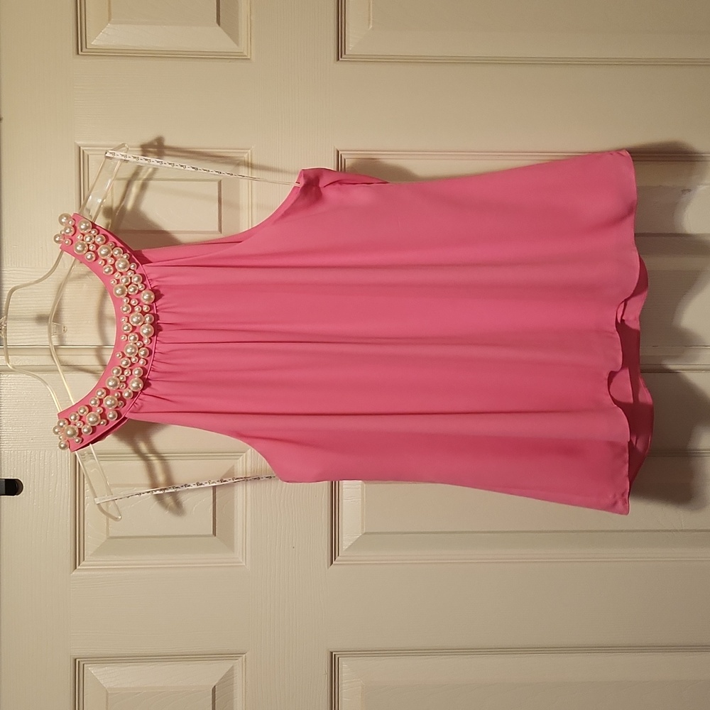 Lily Pulitzer beaded tank sz L